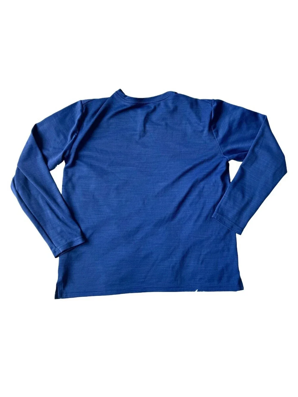 Nike Dri-FIT Men’s Long Sleeve Athletic Training Shirt Blue Medium Running Gym